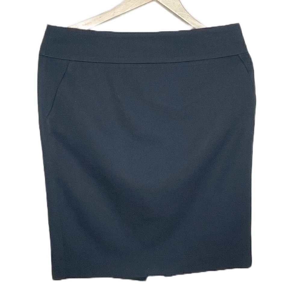 J.crew black 100% WOOL pencil skirt